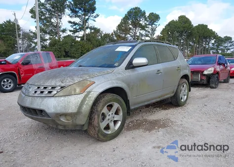 2005 Nissan Murano Sl from USA, damaged, VIN JN8AZ08T75W324757